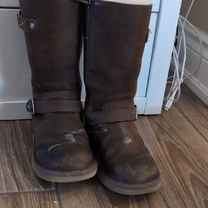 UGG Chocolate Leather Boots